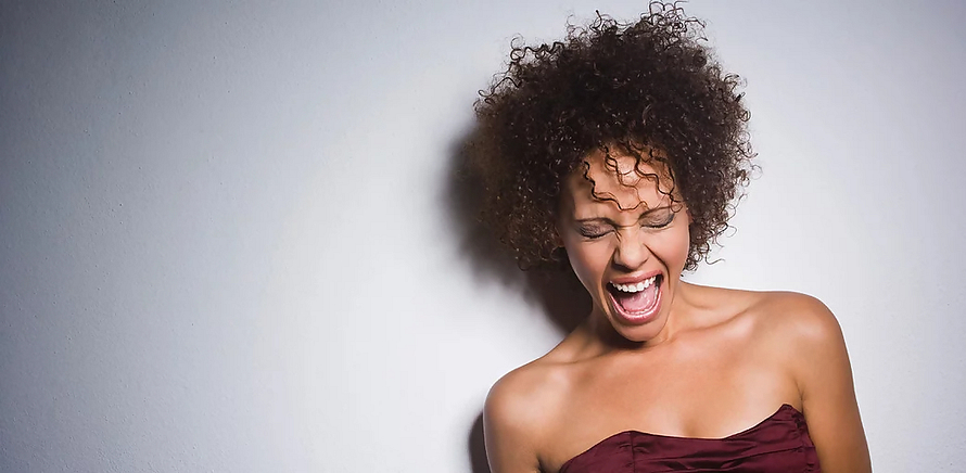 Black woman-dating-plight-curly hair-scream